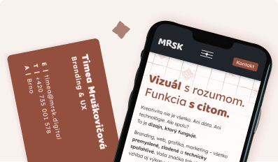 Ukážka vlastnej vizuálnej identity