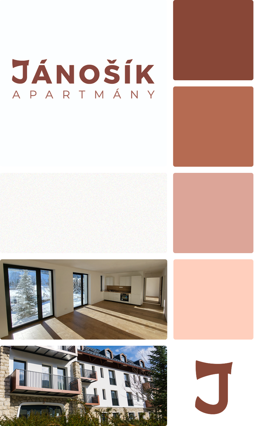 Vizuálna identita značky Apartmánového domu Jánošík