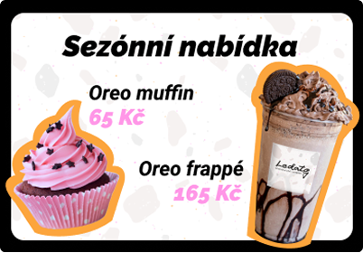 Grafika na ponukový monitor do gelatérie a kaviarne Ledato so sezónnou ponukou
